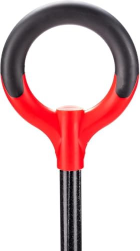 Root Slayer 22411 Mini Digger Garden Shovel, Serrated Blade, Red - color: Red, size: Small