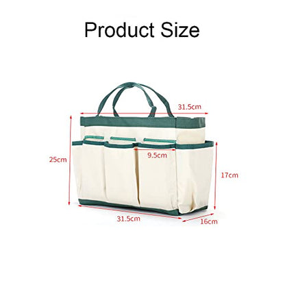 Multifunction Garden Tools Storage Bag with Pockets Bucket Tool Organizer Gardening Organizer Tote Garden Harvest Bucket Bag Vegetables Picking Bag