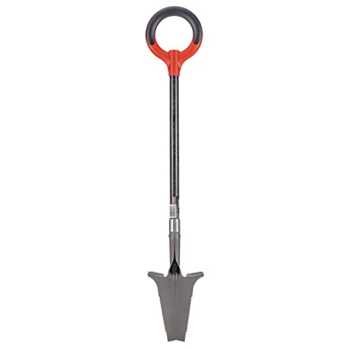 Root Slayer 23311 Perennial Garden Shovel, Fiberglass Shaft, Red - color: Red, size: Medium