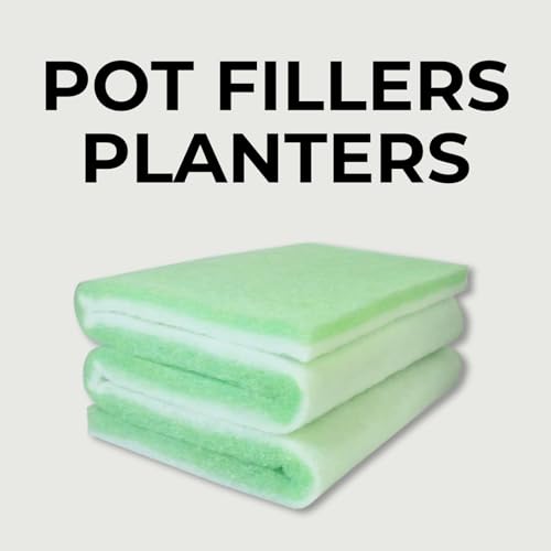 2Pcs (47.2" x 11.8") Extra-Thick Planter Insert – Lightweight Plant Pot Filler, Cut-to-Fit Root Protection Pad, Helps Reduce Overwatering & Retains Moisture for Indoor & Outdoor Planters - color: 2pcs