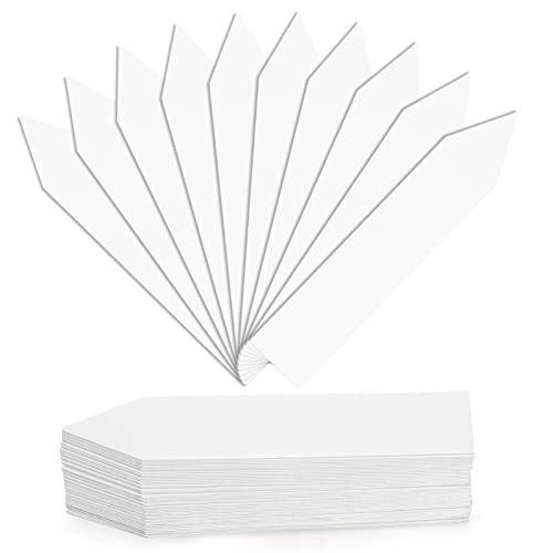 Foraineam 1000 Pcs 4 Inches Plant Labels Plastic Plant Tags Nursery Garden Labels Pot Marker Garden Stake Tags - size: 0.8 x 4 inch
