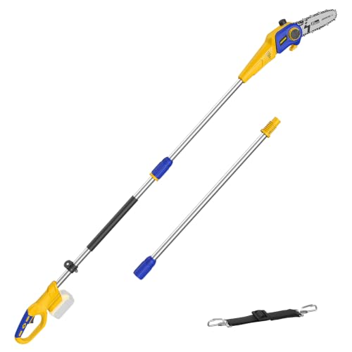 Cordless Pole Saw for Dewalt 20V Battery, 15 FT Reach, Tool Only