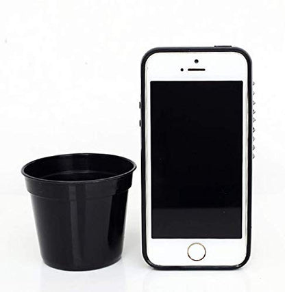 Round Succulents Plant Pots Drainage Hole, Set of 40 Mini Plant Pots 2.5" Wx2.25 H,Perfect for Plant Seeds,Seedling Nursery Transplanting Planter Container(Black)