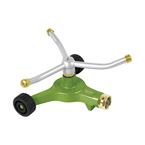 Martha Stewart MTS-WRSPR8M Heavy-Duty Metal 3-Arm Rotating Sprinkler, Gardening, Martha Stewart Gardening