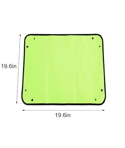 1 Pcs Repotting Gardening Mat for Indoor Portable 20" Waterproof Potting Tray Foldable Succulent Potting Mat - color: Green