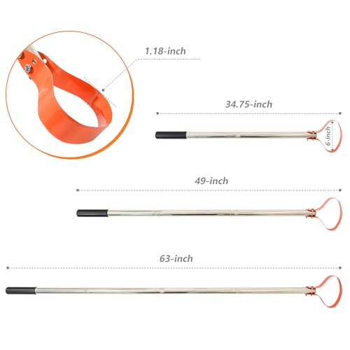 63-Inch Weed Remover Tool with 15° Sharp Spring Steel Blade
