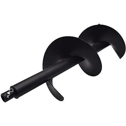 ALL-CARB Auger Drill Bit 10 inch Garden Spiral Drill Bit Earth Auger Bit Post or Umbrella Hole Digger with 3/4 Shaft - size: 10inch