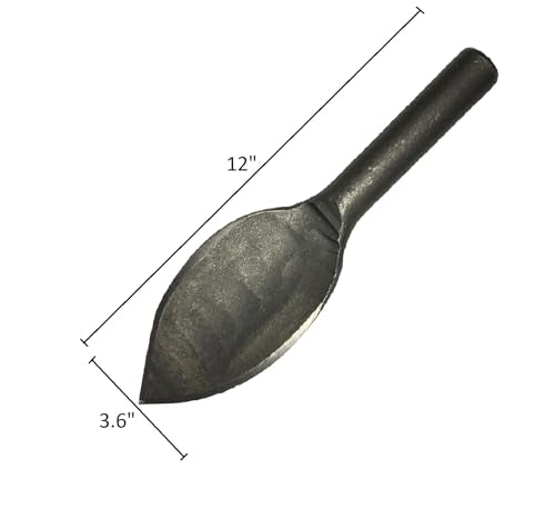 DeWit Bad Ass Trowel – Heavy-Duty Garden Hand Tool with Swedish Boron Steel & Ash Hardwood Handle, 12″ Durable Digging Trowel
