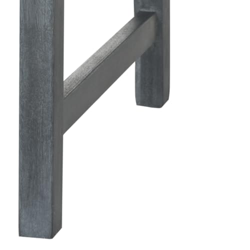Safavieh PAT6738A Outdoor Collection Bradbury 3 Seat Bench - color: Ash Grey / Beige