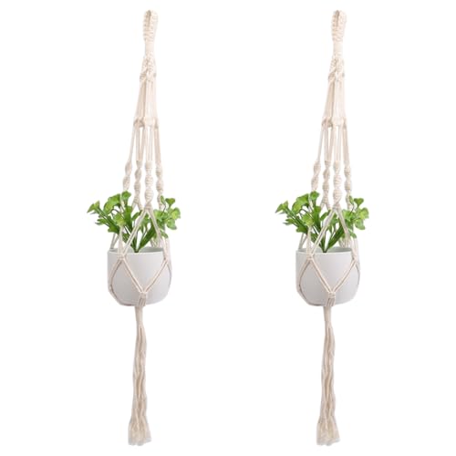 Macrame Plant Hanger, 45 Inch, Set of 2