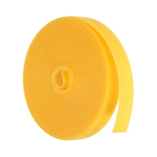 HARFINGTON Garden Plant Tape 16.4ft 1/2" Reusable Ties Strap Yellow - color: Yellow, size: 16.4ft x 1/2"