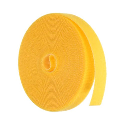HARFINGTON Garden Plant Tape 16.4ft 1/2" Reusable Ties Strap Yellow - color: Yellow, size: 16.4ft x 1/2"