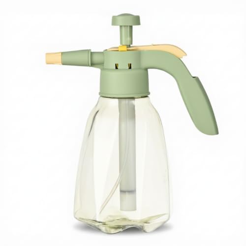 1.5L/50oz Handheld Pump Sprayer with Adjustable Nozzle, Green