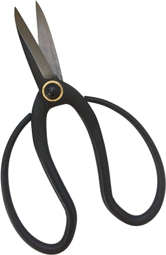 GARDEN GURU Professional Bonsai Scissors 180mm - Traditional Butterfly Bonsai Pruner Shear for Precise Trimming Pruning and Deadheading of Flowers Plants, Japanese Bonsai Garden Tools - style: 180mm