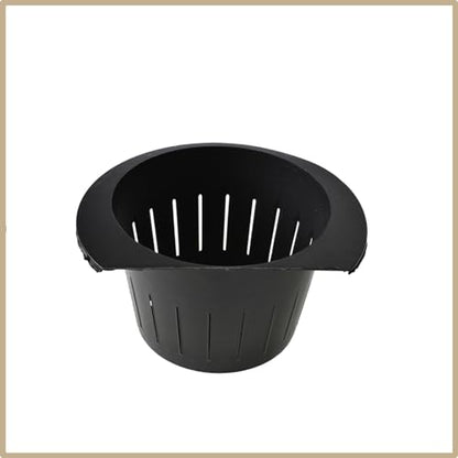 7 Pack Plastic Pink Black Self Watering Pots Wall Hanging Planters for Balcony Living Room Courtyard
