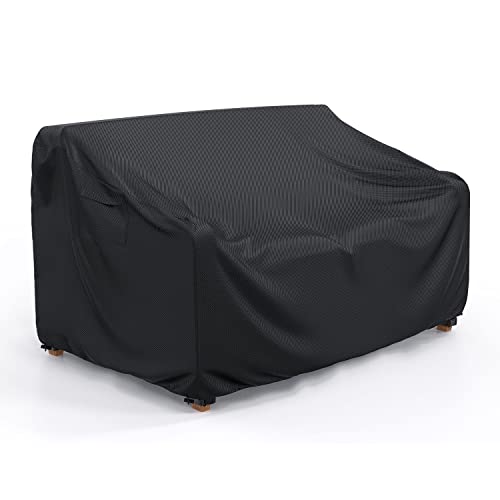 3-Seater Waterproof Outdoor Couch Cover 78"L×42"D×32"H Black - color: Black, size: 78"L×42"D×32"H