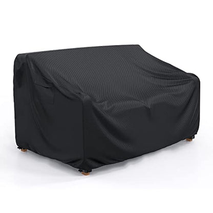 3-Seater Waterproof Outdoor Couch Cover 78"L×42"D×32"H Black - color: Black, size: 78"L×42"D×32"H