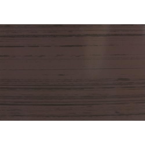 Garden Elements Indoor/Outdoor Glazed Brushed Happy Plastic Planter, Large, Dark Brown, 15" - color: Dark Brown