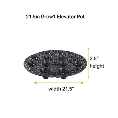 Grow1 21.5-Inch Pot Elevators for Plants (1-Piece) - size: 21.5", style: 1 Pack