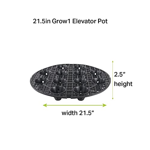 Grow1 21.5-Inch Pot Elevators for Plants (6-Pack) - size: 21.5", style: 6 Pack