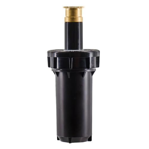 Orbit 80330 2" Professional Series Adjustable Pressure-Regulating Spray Sprinkler Body with Brass 15' x 5' Center-Strip Pattern Nozzle - style: Brass 15' x 5' Center-strip