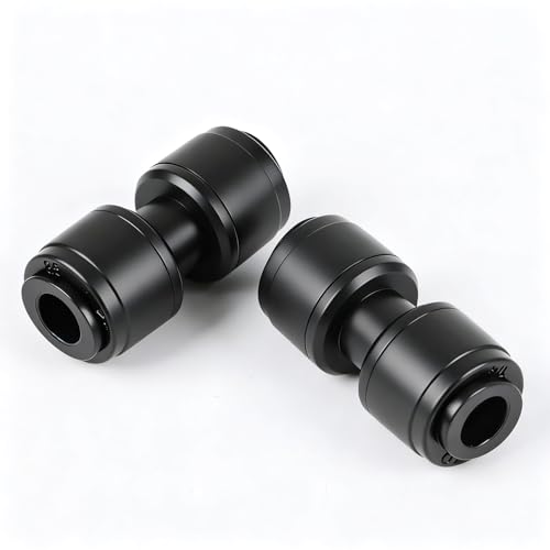 RedChili 30 PCS Quick Connect Drip Irrigation 1/4" Coupling Fitting, Universal Straight Coupler Connectors for 1/4-Inch Drip Tubing Leak Free Fittings for Sprinkler Irrigation System Connection - size: 1/4" Quick Connect Coupling