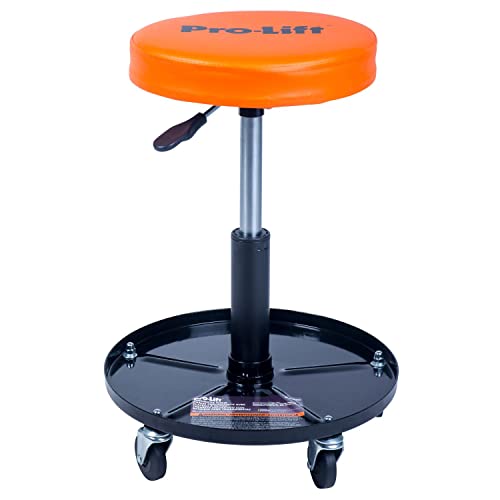 Pro-LifT PL9300H Pneumatic Chair, Black/Orange - color: Orange