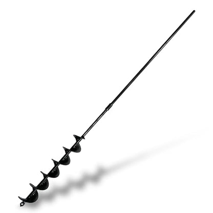 TCBWFY 2x32 Inch Auger Drill Bit for Planting - Long Handle Easy Planter Garden Auger - Bulb & Bedding Plant Augers - Post Hole Digger for 3/8”Hex Drive - size: 2"x32"
