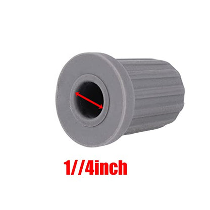 60 Pcs 1/4 Inch Barbed Connector End Caps - size: 1/4 Inch End Cap