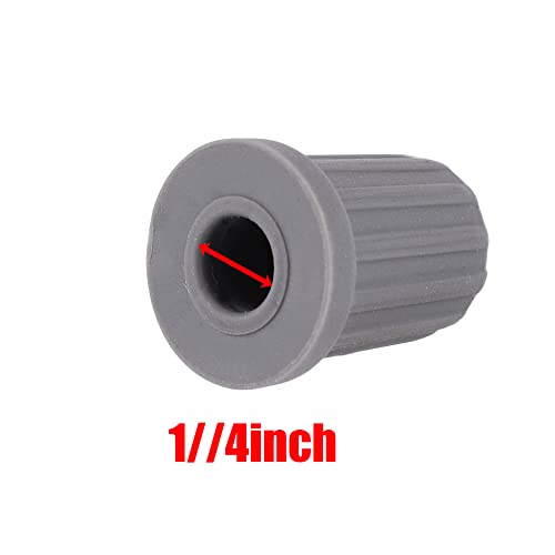 60 Pcs 1/4 Inch Barbed Connector End Caps - size: 1/4 Inch End Cap
