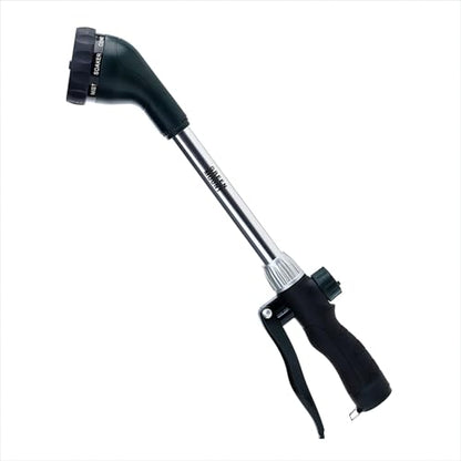 GREEN MOUNT Watering Wand 16-Inch, Heavy Duty Garden Wand with 8 Spray Patterns | Ergonomic & Lightweight for Easy Watering | Ideal for Hanging Baskets, Potted Plants, Window Boxes，Blackish Green - color: Blackish Green