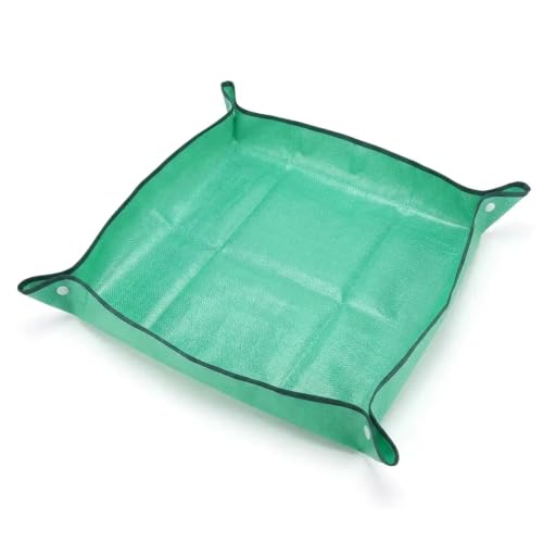 Potting Mat Repotting Mat- Greenhouse Waterproof with Snap Corners,1Pack - color: Green, size: 50cm*50cm