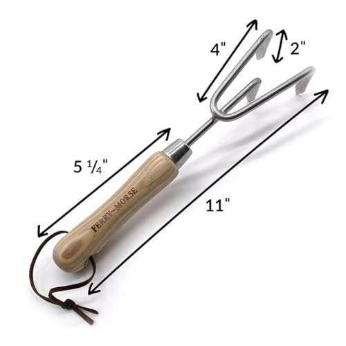 Ferry Morse Hand Cultivator - Premium Garden Tool for Digging, Aerating, Weeding - style: Cultivator