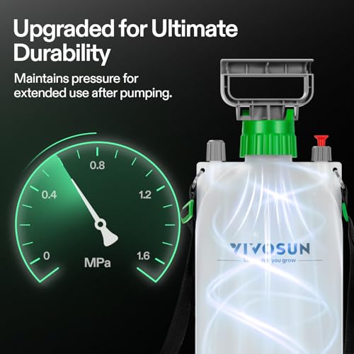 VIVOSUN 1.8 Gal/7L Pump Sprayer, Garden Water Sprayer - size: 1.8 gal