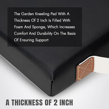 HappyPicnic Waterproof Garden Kneeling Pad, 2in Thick, Black, 1 Pack - color: Black