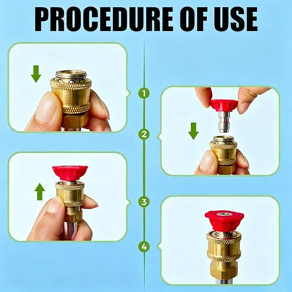 2026 Upgraded Jet Nozzle Power Washer for Garden Hose Cleaning Wand Set