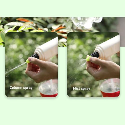 Electric Plant Sprayer Spout Battery Powered USB Rechargeable Handheld Automatic Watering Sprayer with Spray Bar (A)