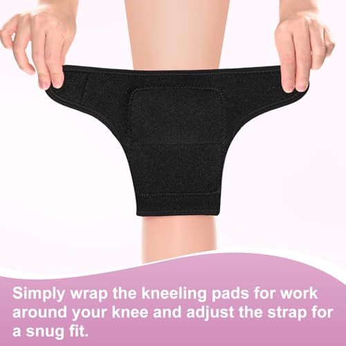 M METERXITY 2-Pack Gardening Knee Pads Thick Foam S Black - color: Black, size: Small