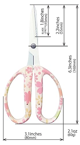 CHIKAMASA CRI-360SFW, Stainless Steel with Fluorine Coating, For Flower arrangement, fresh flowers, wide gardening use, and built-in wire cutter. Made in Japan.