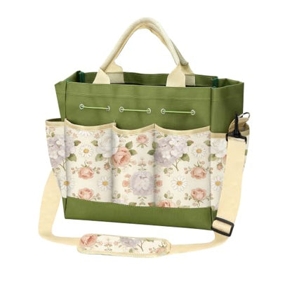 Gardening Tools Set with Floral Handbag,Gardening Gifts for Women