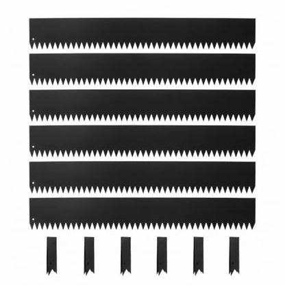 Metal Landscape Edging 6 Pack, 20 FT x 5 Inch Galvanized Steel Garden - color: 40'' L x 5'' H, style: 6 PACK NEW