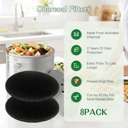 7.25 Inch Charcoal Replacement Filters