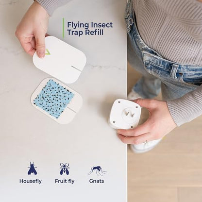 VEYOFLY Official Refill Fruit Fly Traps Indoor, Gnat Trap | 10-Pack - size: 10 Refills Pack