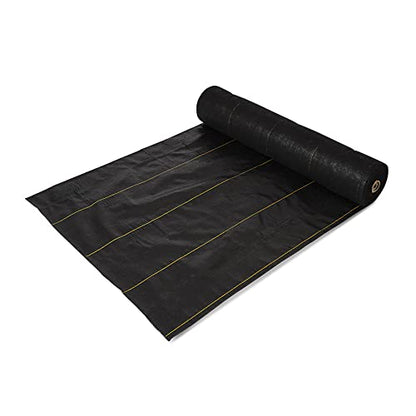 Dewitt 4-Pack Pro-5 Weed Barrier Fabric 5 oz, 5 x 250 Feet – Heavy-Duty Woven Landscape Ground Cover Mat for Raised Garden Bed, Greenhouse Gardening, Outdoor Landscaping, and Commercial Planting - size: 4 Pack, style: 5' x 250'
