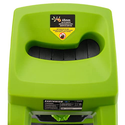 Earthwise GS015 15-Amp Electric Corded Chipper/Shredder with Collection Bag - style: 15-Amp, 8:1 Thick Mulch Ratio