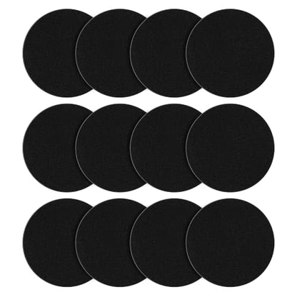 (12 Pack) Kitchen Compost Bin Replacement Charcoal Filters 6.7 Inch Diamete