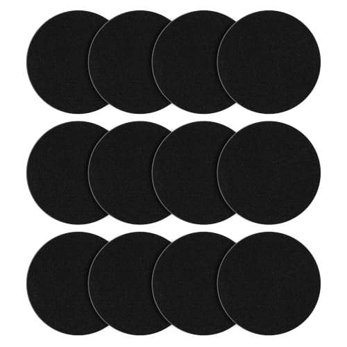 (12 Pack) Kitchen Compost Bin Replacement Charcoal Filters 6.7 Inch Diamete
