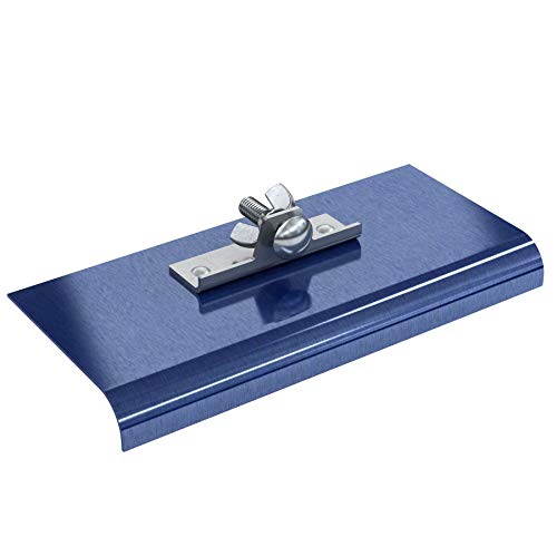 Bon 22-741 Blue Steel Walking Edger 9" x 4" 3/4" Radius 7/8" Depth Two Way Concrete Edging Tool (Handle Not Included) - style: 3/4" x 7/8" Depth