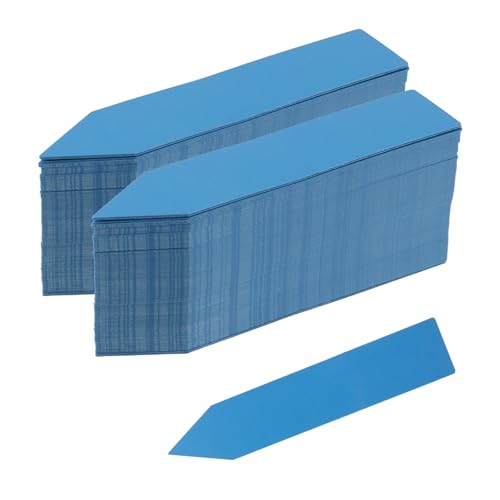 4" Plant Tags and Labels, Blue, 200 Pcs - color: Blue