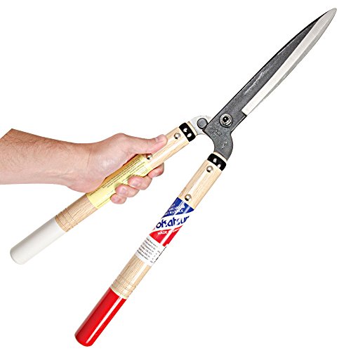 Okatsune Hedge Shear - 7 Inch Blades, 21 Inches Overall